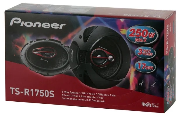 Pioneer | TS-R1750S | 2014г.16,5см. 3-х полосн,40/250W, 36-31000Гц, 47мм монтажная уст глубина. | 5