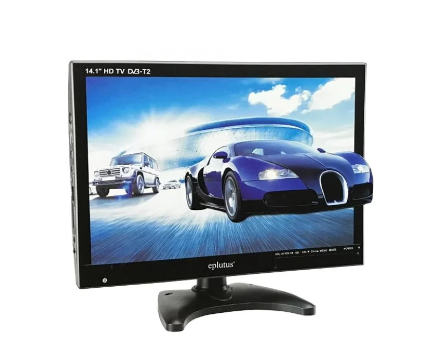 Eplutus | EP-143T Black  |  14,1" встроенный DVB-T2, USB, внутренний аккумулятор  | превью 1