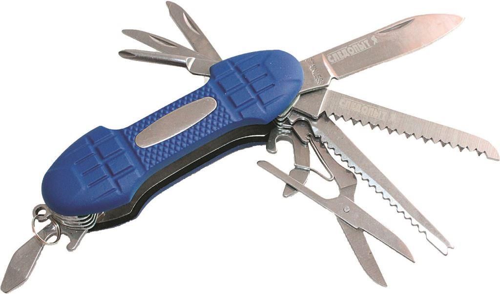 СЛЕДОПЫТ | MT-13 | Мультитул 11 предметов,деревянная ручка| превью 2