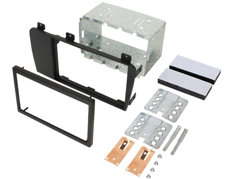 Incar | RVL-N04S | Рамка магнитолы 2 Din Volvo S60, V70, XC70 04+ (салазки) | превью 1
