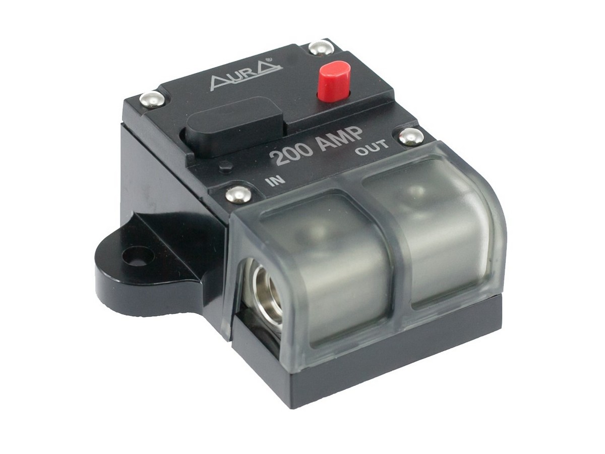 4. Автомат AurA | FCB-B200 | Автоматический прерыватель цепи , 200A, ТРЕЩИНА НА КОРПУСЕ  | 1