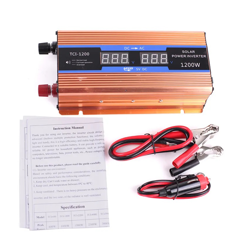 TAKARA | TCL-1200-12 | преобразователь напряжения 12-220Вольт, 1200W | 4