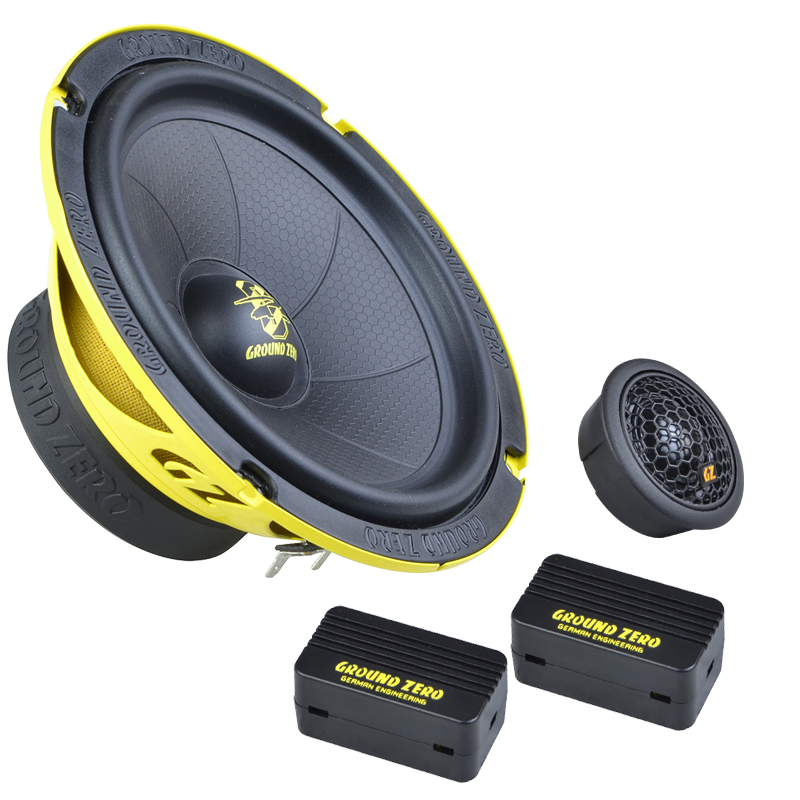 GROUND ZERO | GZIC 165.2SPL | 2-х комп,  120/200 Вт, 45Гц-20кГц, 3Ом, 89 дБ  | превью 1