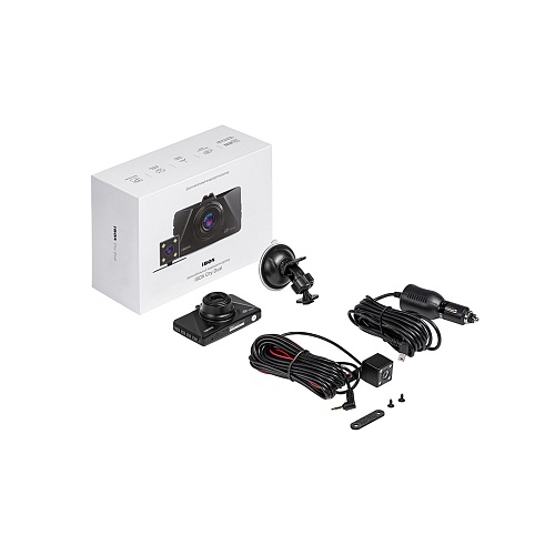 iBOX | City Dual | Дисп 2.8" регистратор + камера з/в ,  Full HD | 4