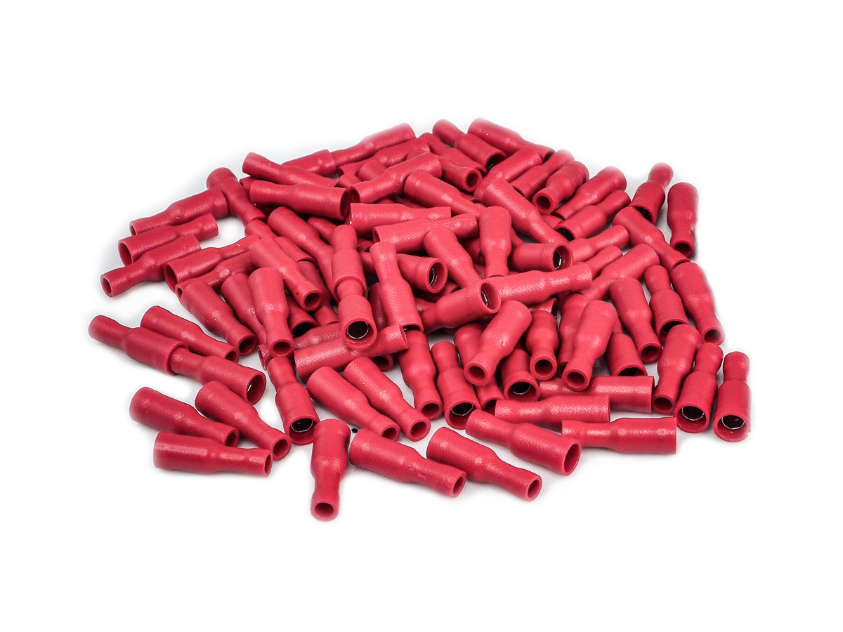 AurA | ATB-0151 | "Мама" центрального замка, красная, диаметр кабеля: 0,5 - 1,5 mm, уп. 100шт. | превью 2