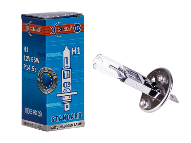 XENITE | H1 STANDART | 12V 55W | упаковка 1шт. превью 1