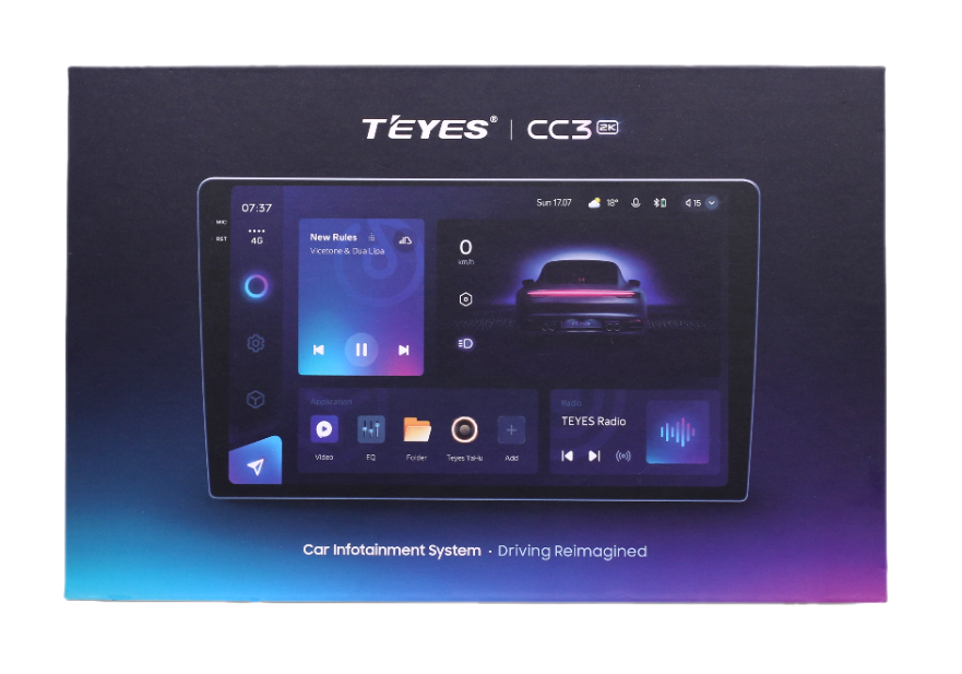 TEYES | CC3 2K 9" 4-32 | Android 10.0, 8 ядер дисплей 9 " Wi-Fi, 2DIN, USB, BT, память 4-32 Гб| 8