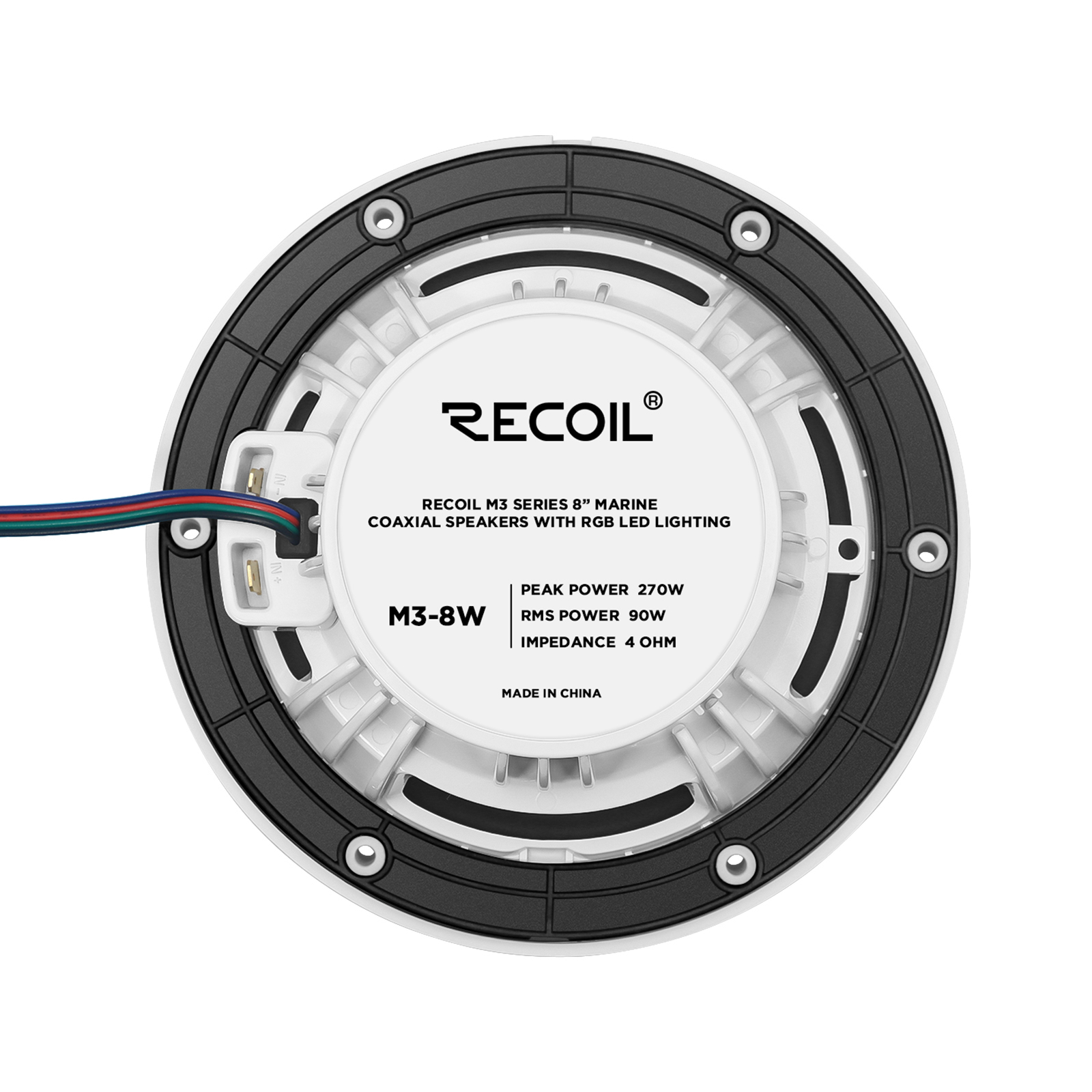 Recoil | M3-8W | морская акустика 8", 40 Гц-20 кГц, 88W/160W, 88 dB белый | 4