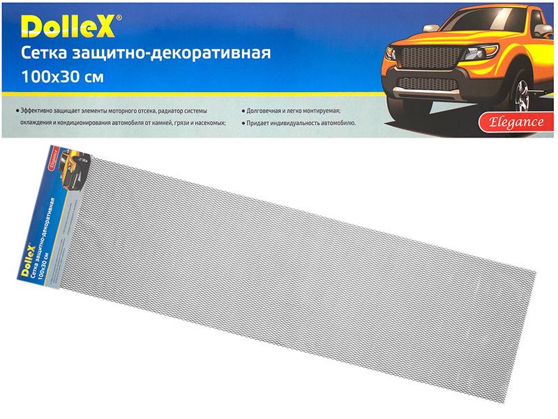 DolleX | DKS-009| Металлическая сетка декоративная 100 х 30 см, черная, ячейки 10мм х 5,5мм| превью 1