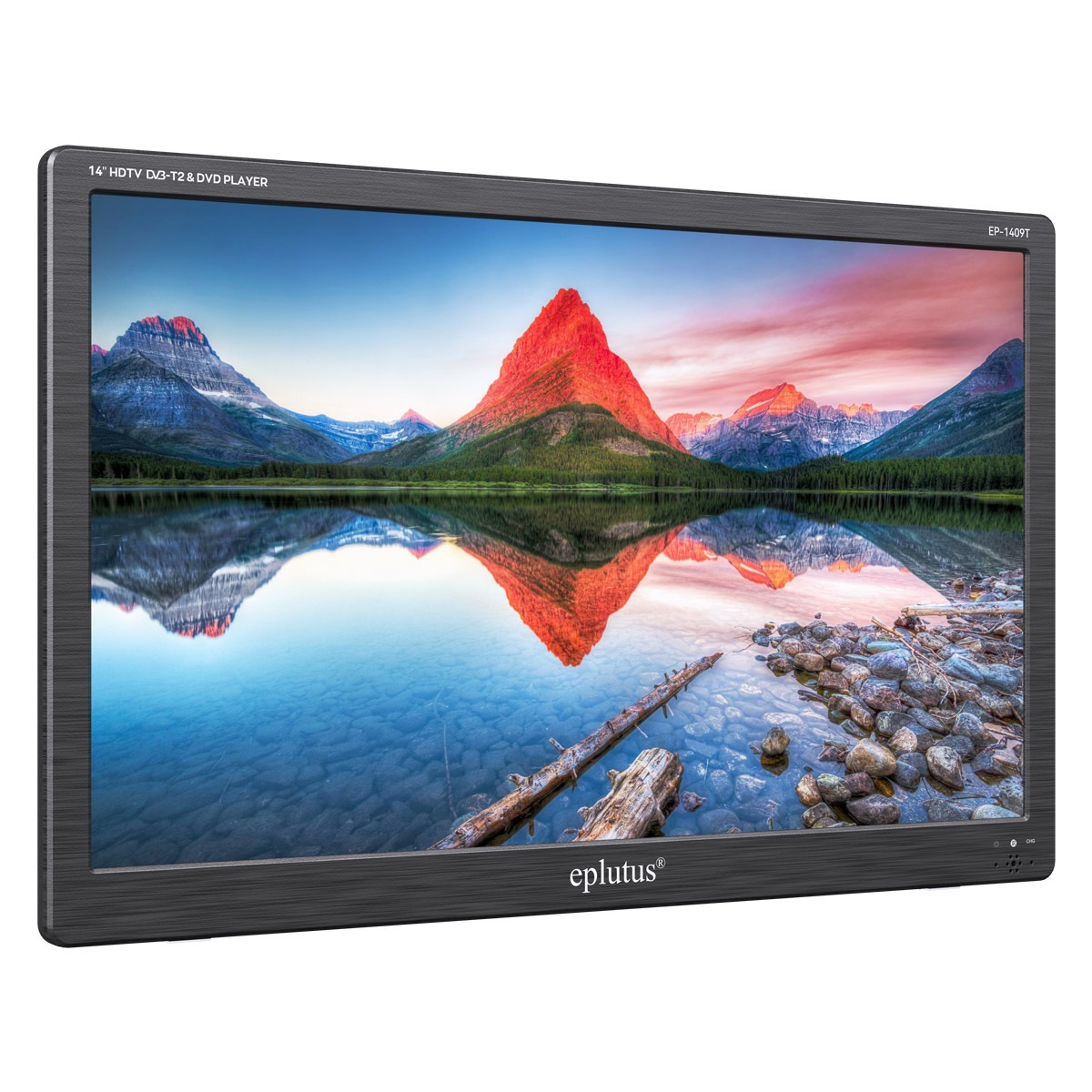 Eplutus | EP-1409T Black | 14,1" встроенный DVB-T2, USB, внутренний аккумулятор | 2
