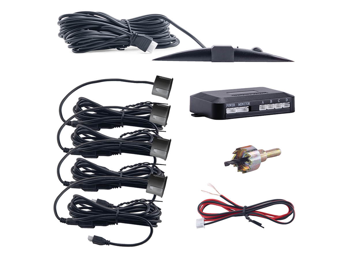 Swat | PT-114B | К-т датчиков парковки, 4 датчика, Black, 22mm | превью 2