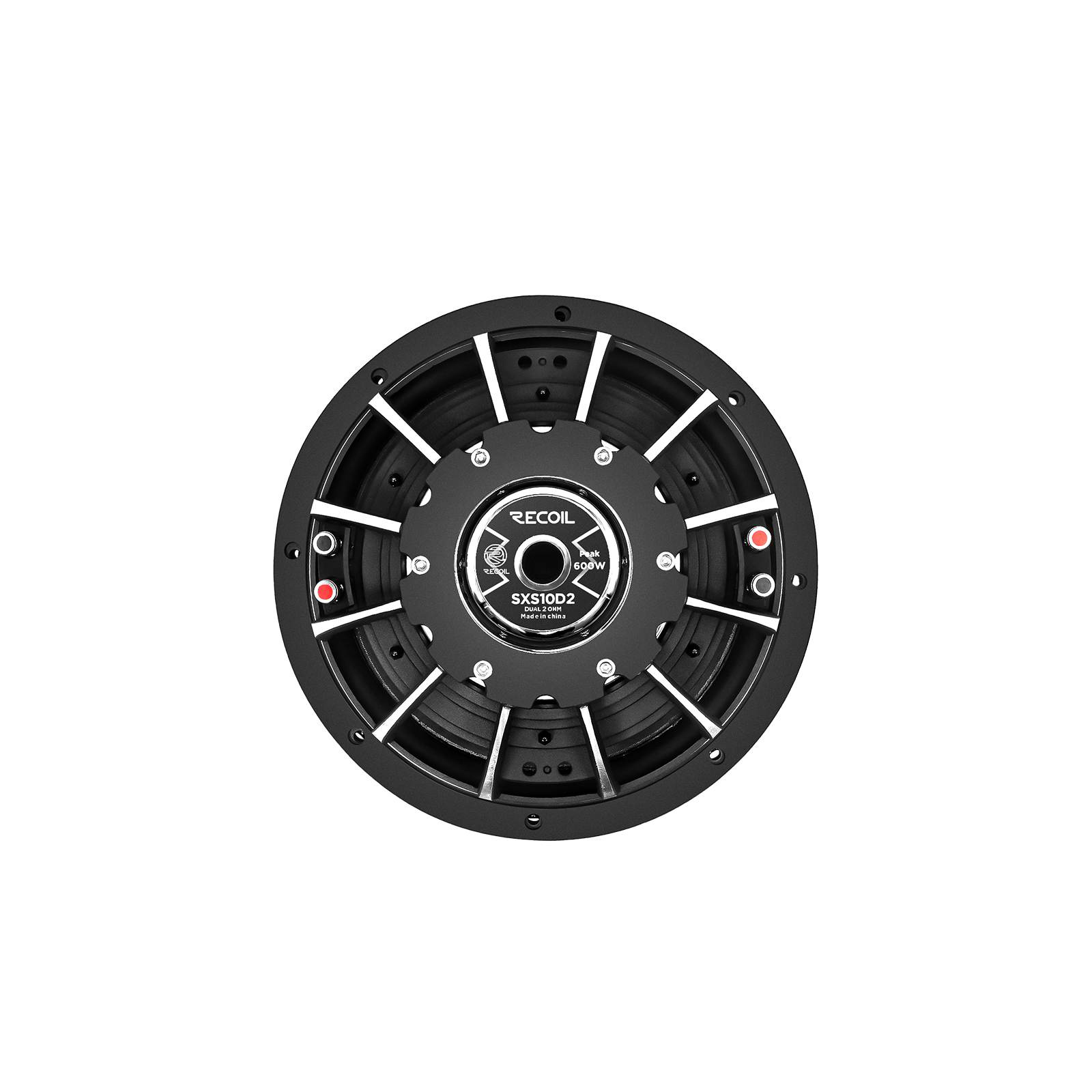 Recoil | SXS10D2 | Сабвуфер плоский, 10"(250мм), 2+2Ом, 44-400 Гц, RMS/Peak - 300W/600W | 5