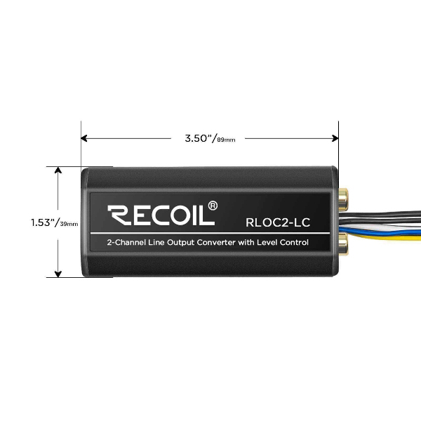 Recoil | RLOC2-LC | Преобразователь л/в /2CH с выносным регулятором | 4