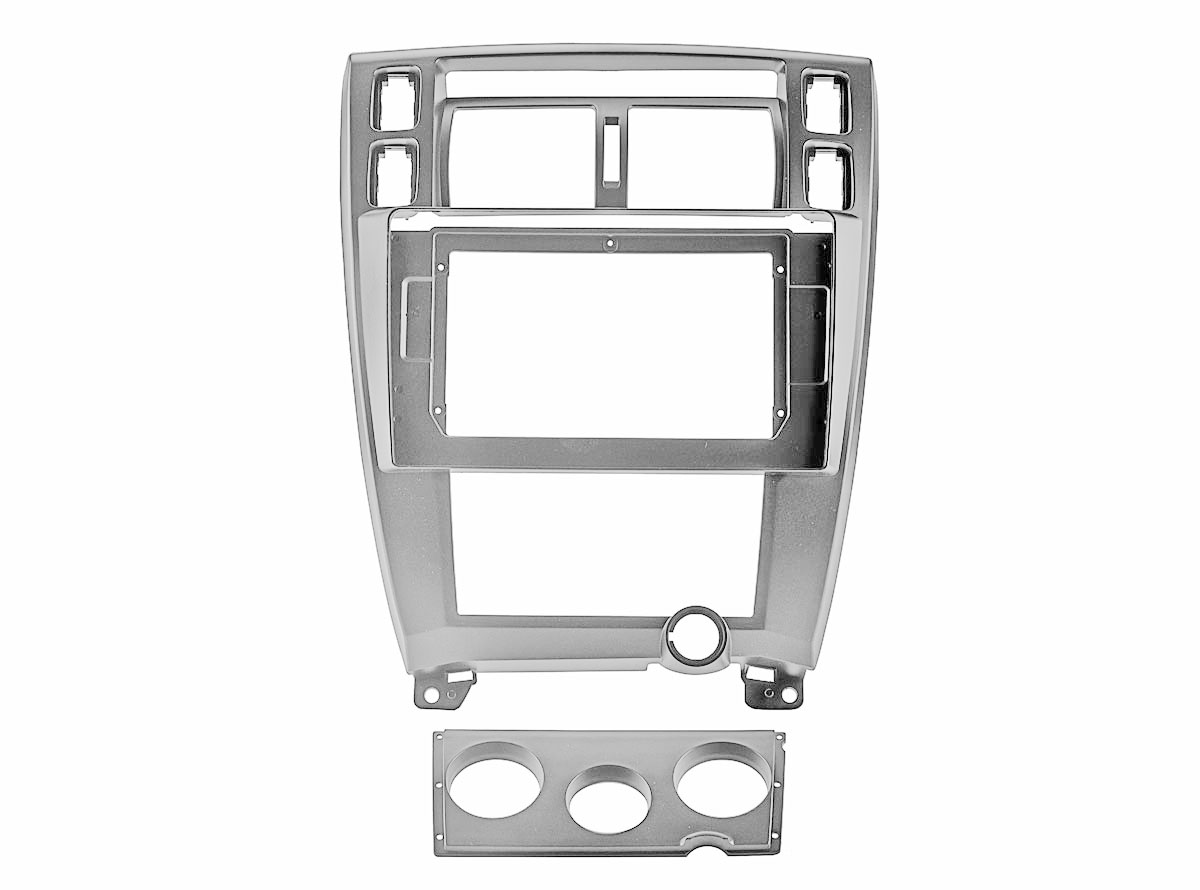 Incar | RHY-FC805 | Рамка Hyundai 10" Tucson 2004-2010 SILVER | 1