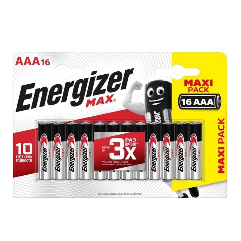 Energizer | ААА LR03-16BL | Батарейка Energizer Max 16 шт. ЦЕНА за 16 шт.| 1