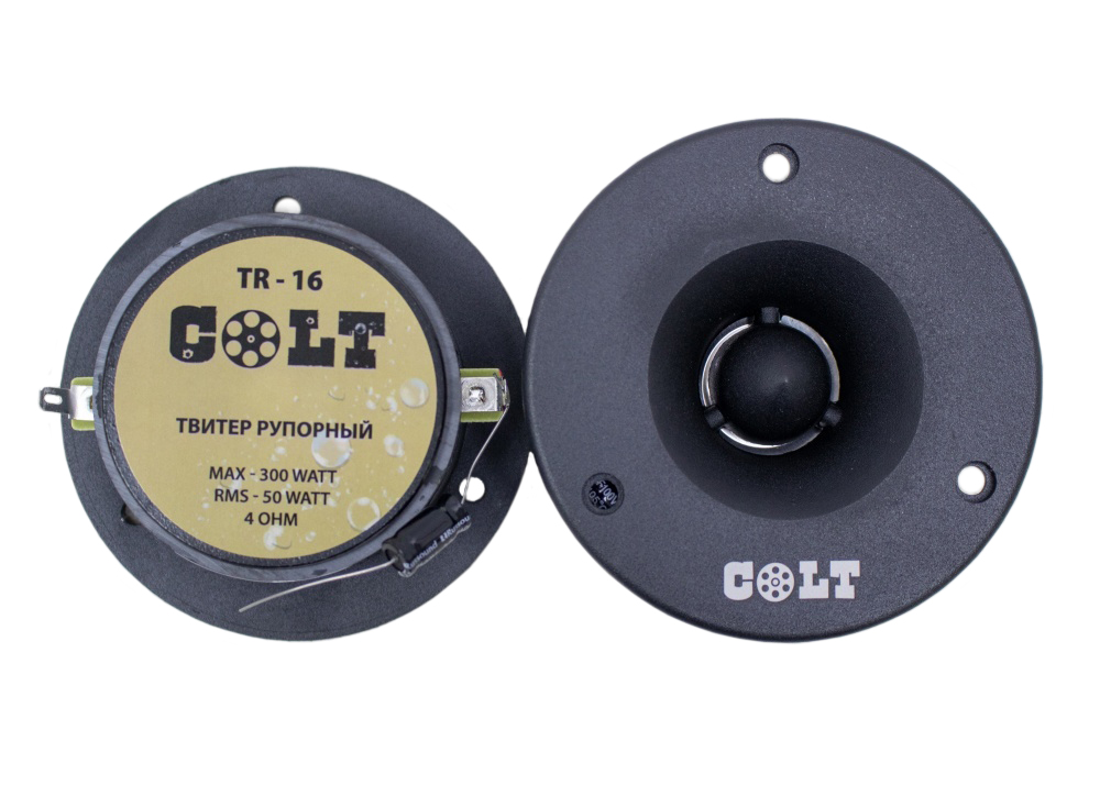 COLT | TR-16 | Твитер рупорный 4Om,  50 Вт RMS, 120 MAX Звуковая катушка: 1 дюйм  ПАРА | превью 2