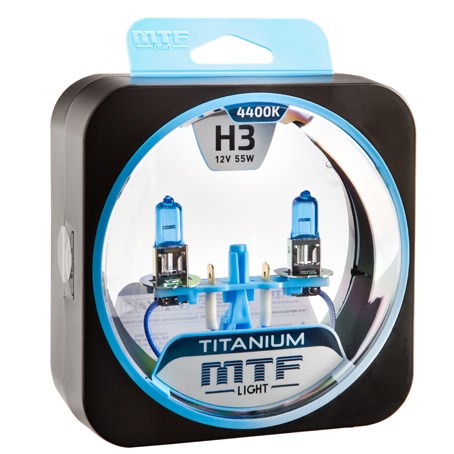MTF | Titanium H3 | 12V 55W комплект ламп накаливания, 4300К | превью 1