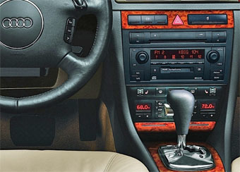 Incar | RAU6-D04 | Рамка магнитолы для Audi A-6 97-04  1din (боковые вставки) | превью 2