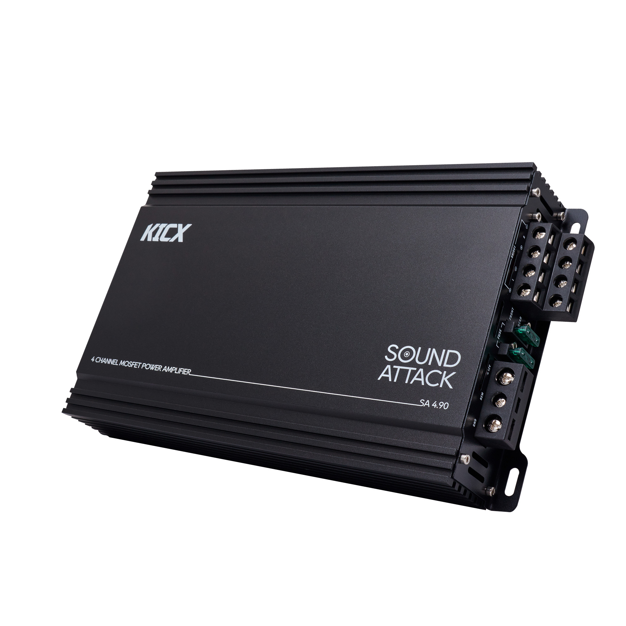 KICX | SA 4.90 | 4-кан, класс AB , мощность RMS 90 Вт х4 ( 4 Ом ), 130Втх4,  ( 2 Ом ) | 6