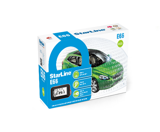 StarLine | E66BT ECO | 2CAN+4LIN и Bluetooth Smart|/ЖКИ брелок | превью 1