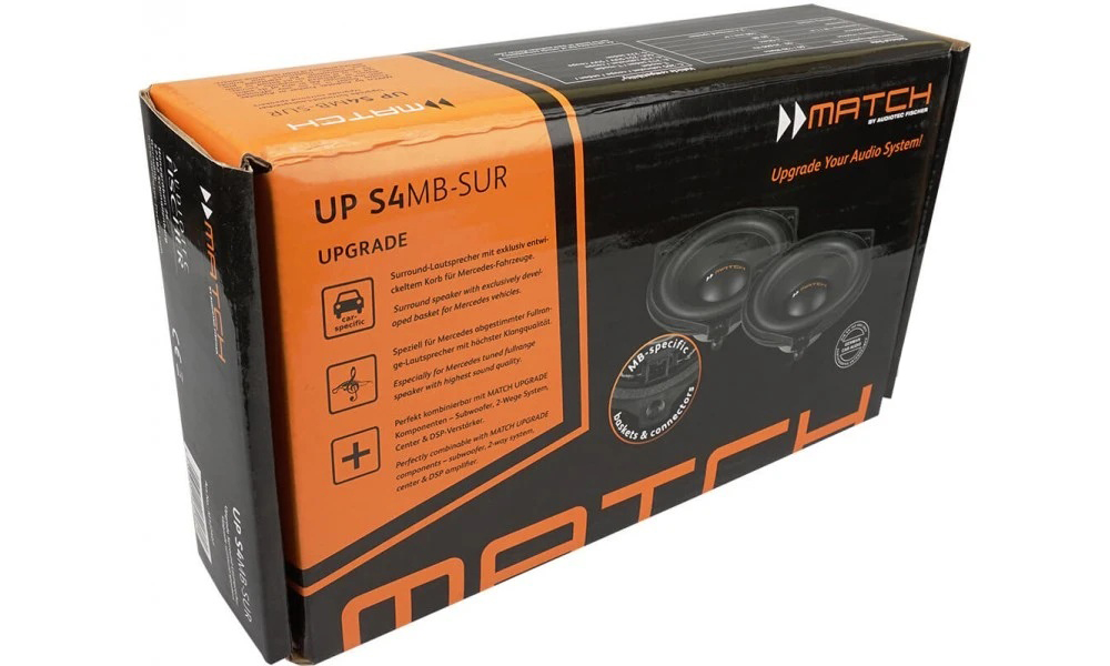 MATCH | UP S4MB-SUR | динамик широкоп. для Mercedes в штат. место в задней полке, 60/120Watts, 4Om | 6