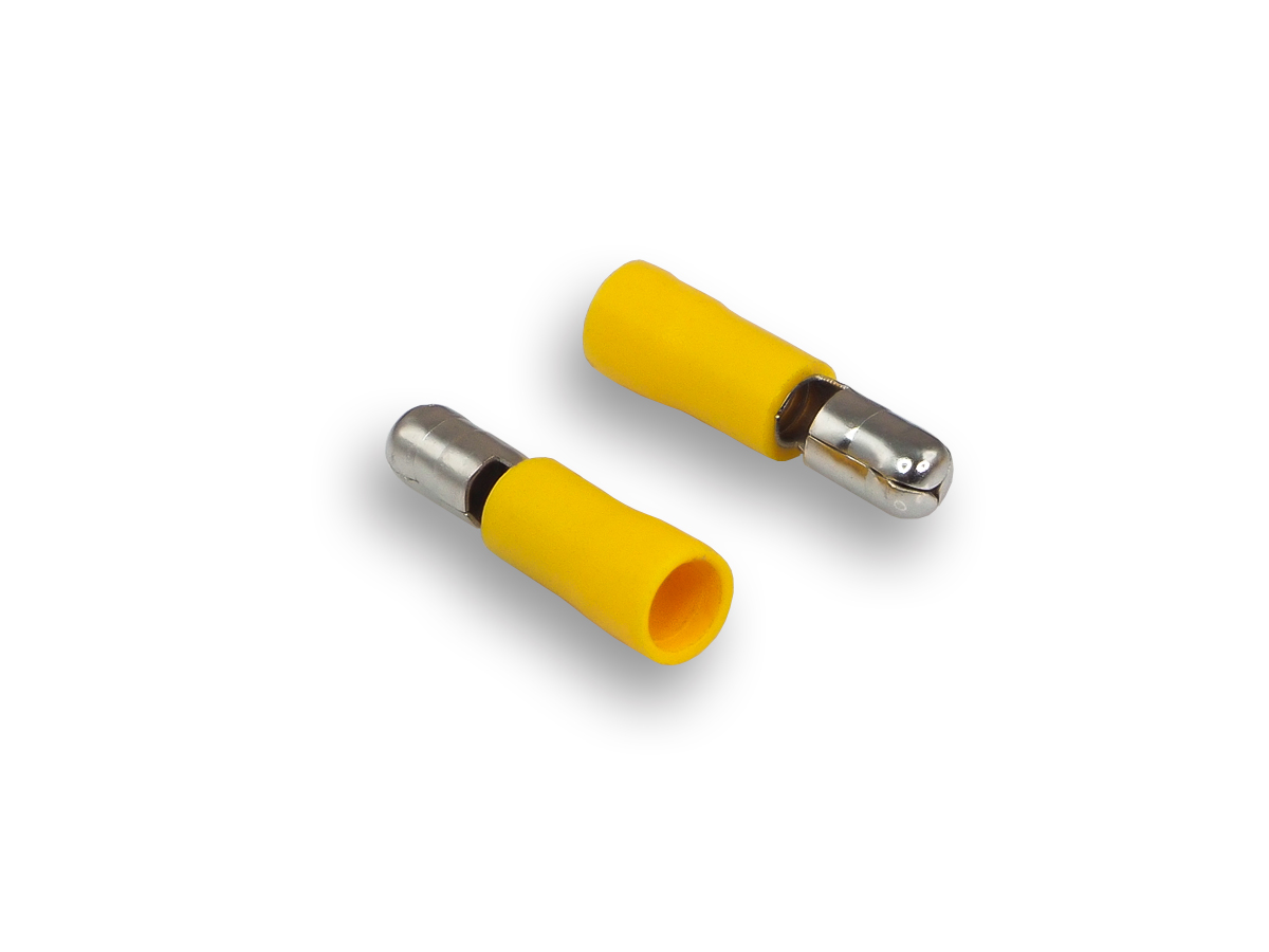 AurA | ATB-0600 | "Папа" центрального замка, желтая, диаметр кабеля: 4,0 - 6,0 mm, уп. 100шт. | превью 1