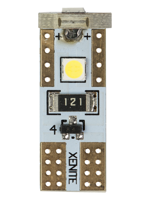 XENITE| T10 W5W  T 330  | Диодная лампа БЦ 4300K , 150Lm , белая уп.2шт | превью 3