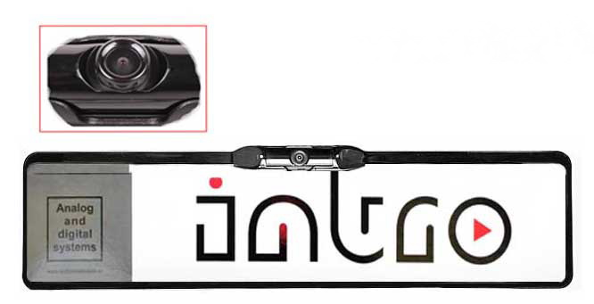 Incar | Camera VDC-006 | видеокамера в рамке номерного знака, 1.0 люкс, 170 гр, PAL | превью 2