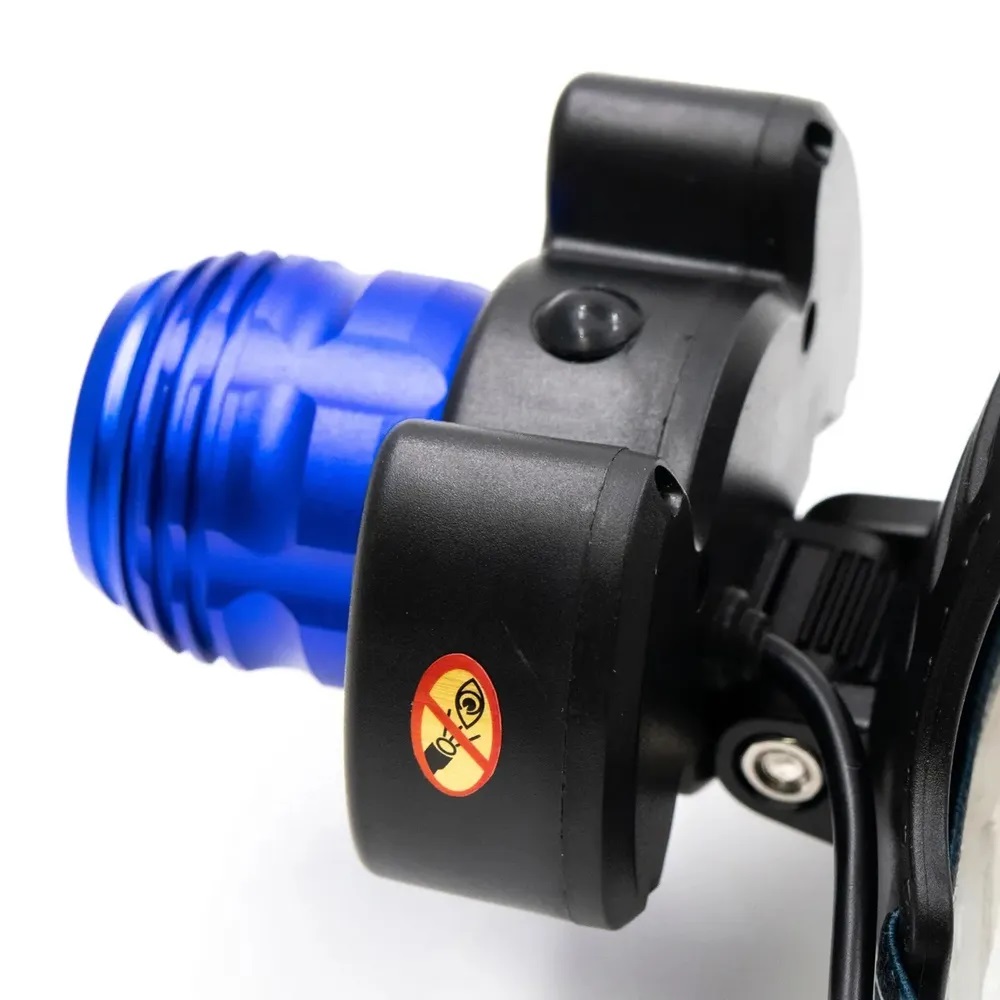 СИБИРСКИЙ СЛЕДОПЫТ| ЛАЙТ | Налобный, 2cob+1led,zoom ,питание-аккум. 220В.| 2