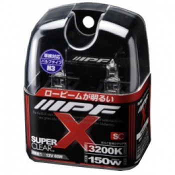 IPF | X XENON  H3 | X31  12V 65W  (150W) комплект ламп накаливания, 3200K | 1