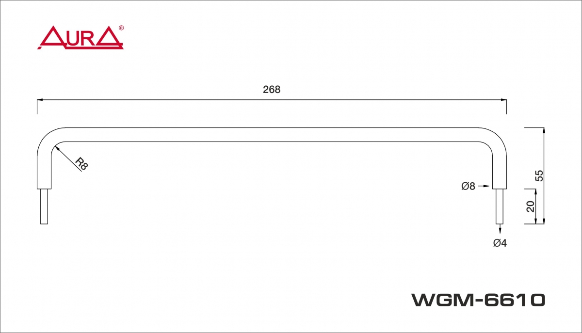 AurA | WGM-6610 | 10" (25см), дуга металлическая для сабвуфера, 1ШТ. | превью 2