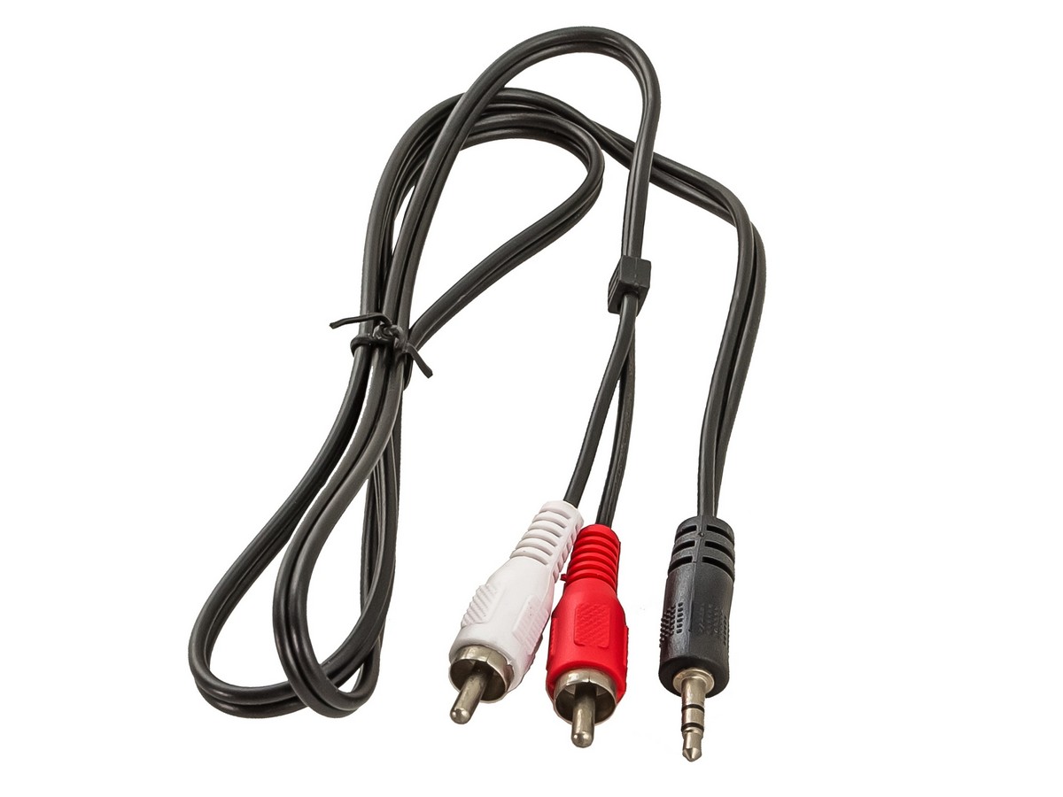 AurA | RCA-JA30 | RCA - Jack 3.5 мм штырь, 1 метр | 1