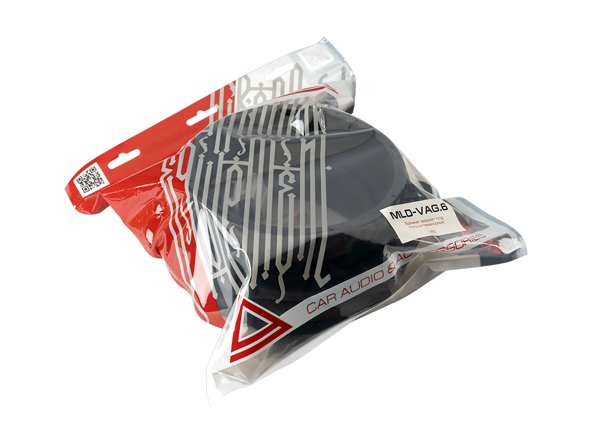 AURA | MLD-VAG.6 | Кольцо-переходник 8"-->6.5" для VW / SKODA, пластик, ПАРА | 3