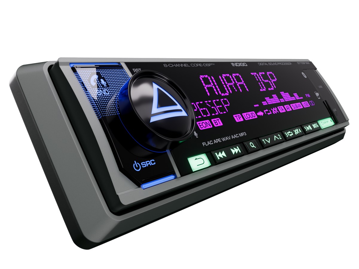 AurA | INDIGO-877DSP MkII | CORE-DSP (8 RCA, 6V), FLAC, BT 5.3, APP, 3-ZONE RGB, D-SWC, ДУ | превью 1