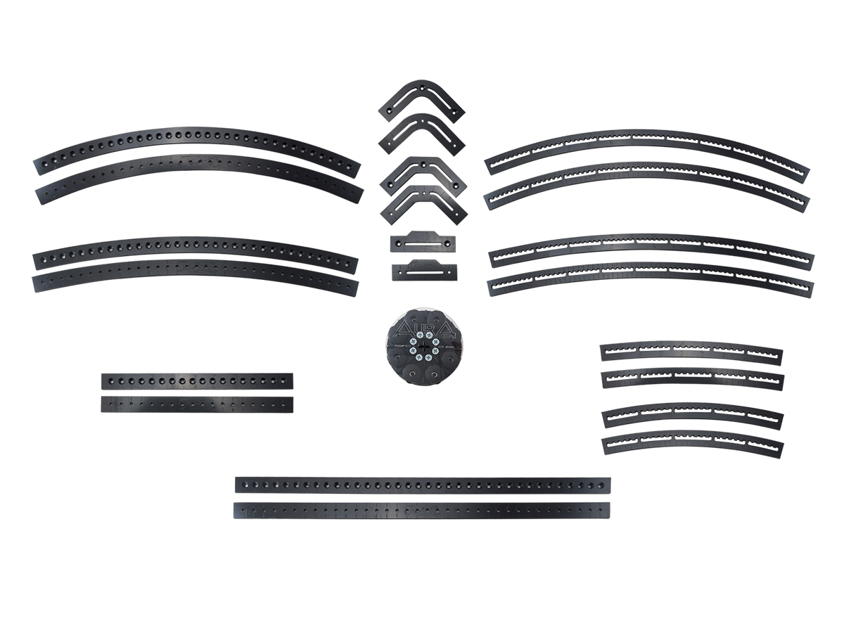 AurA | ZRT-500N | Набор лекал  для фрезера "Новичок", 22 элемента | 1