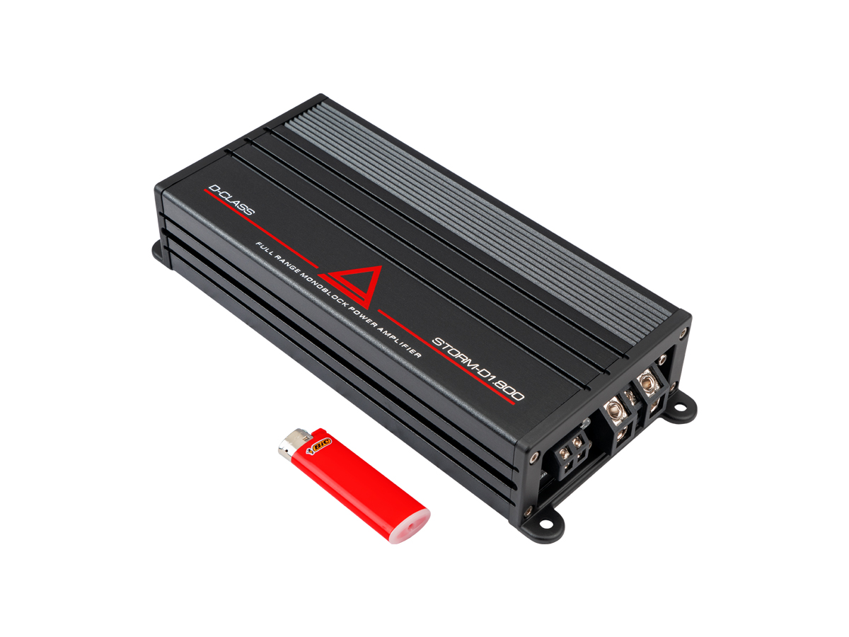 AurA | STORM-D1.800  | ШИРОКОПОЛОСНЫЙ, 1x800w (1Ohm), BAND-PASS фильтр, ДУ, компактный | превью 2