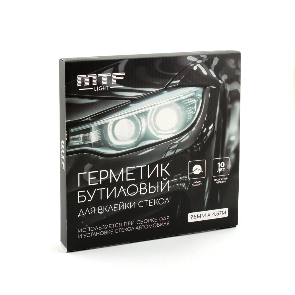 MTF | B45JB | Герметик черный для вклейки стекол , лента 9,5 мм х 4.47 м | превью 1