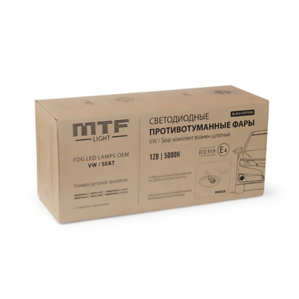 MTF | FL10VW | туманки линза 12В, 10Вт. R19 комп.| 3