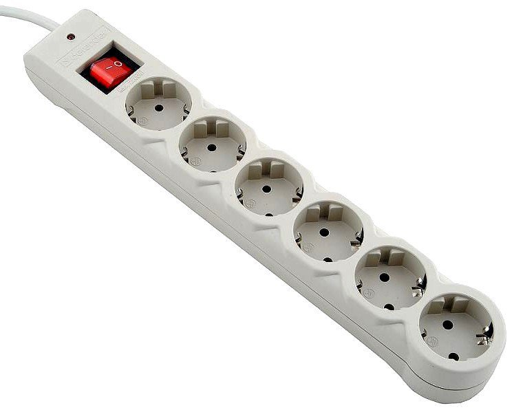 Defender | D99406 | Сетевой фильтр Defender DFS 601 / 1.8m / 6 розеток| превью 1