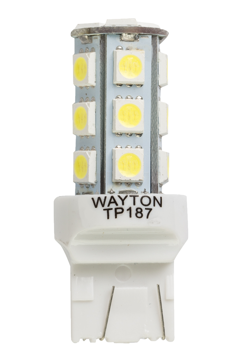 WAYTON |  T20 W21/5W | TP187  18SMD Диодная лампа без цоколя, 5000K, белая уп.1шт | превью 3