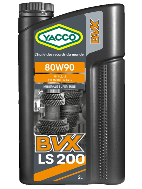 YACCO | BVX LS 200 80W90 | 2л.  масло для самоблокирующихся мостов GL5/4 | 1