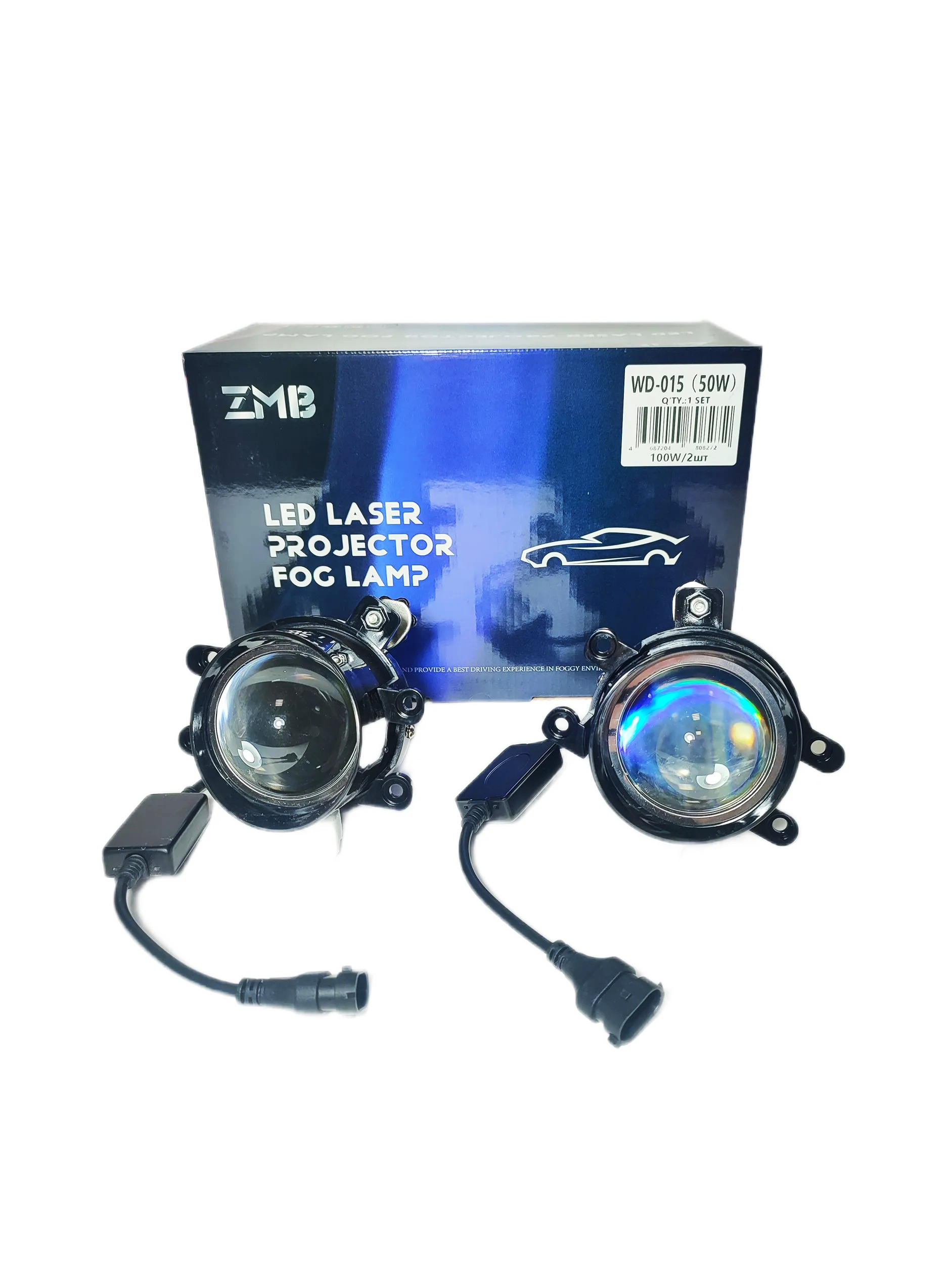 ZMB | WD-015(50W) | Bi-LED TOYOTA,SUBARU Фара противотуманная диодная линза регулируемаяк-т 2 шт.  | превью 1