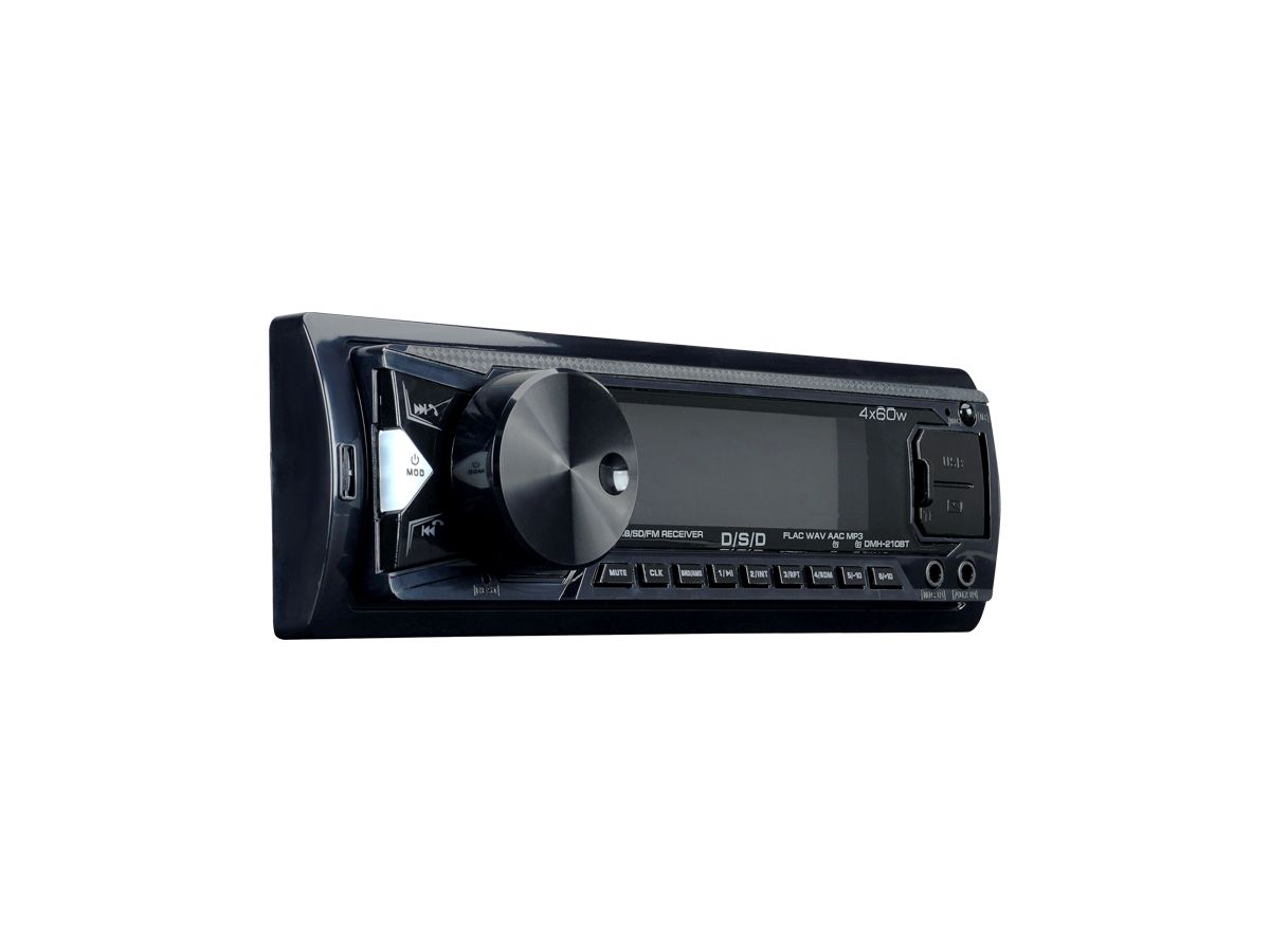 D/S/D | DMH-210BT | 4x60w, FLAC, 2xUSB/BT, ДУ, APP, 2 пары RCA, синяя подсветка | превью 3