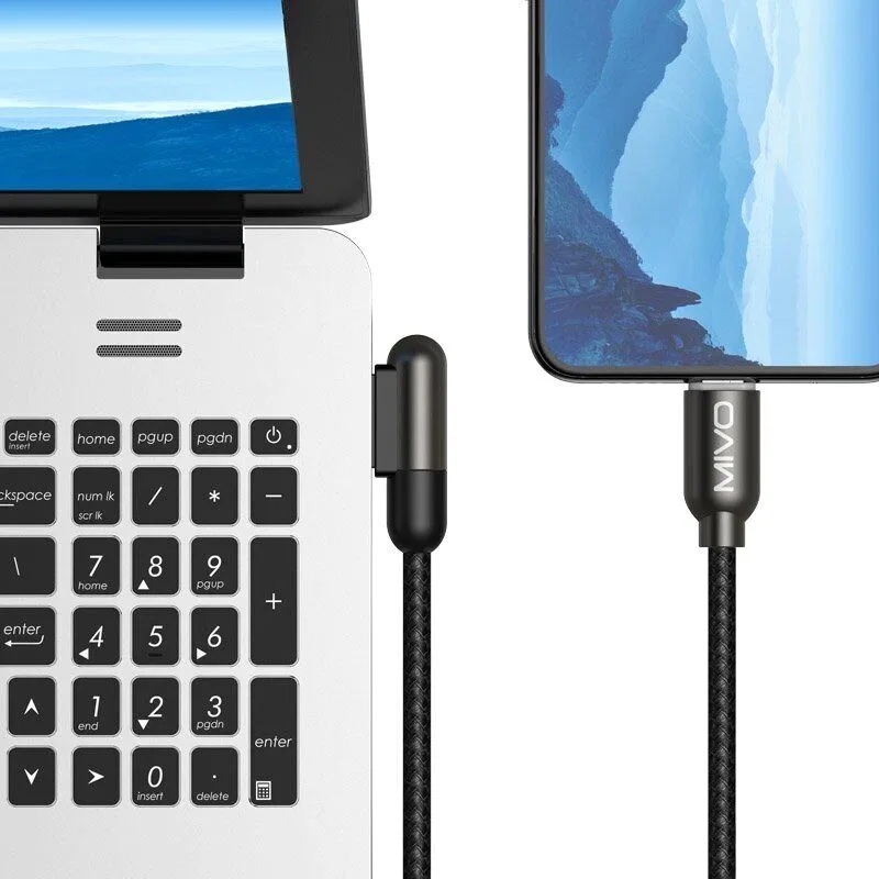 Mivo | MX-70L | Кабель Lighting Mivo - USB 2.4 А 1 м | 2