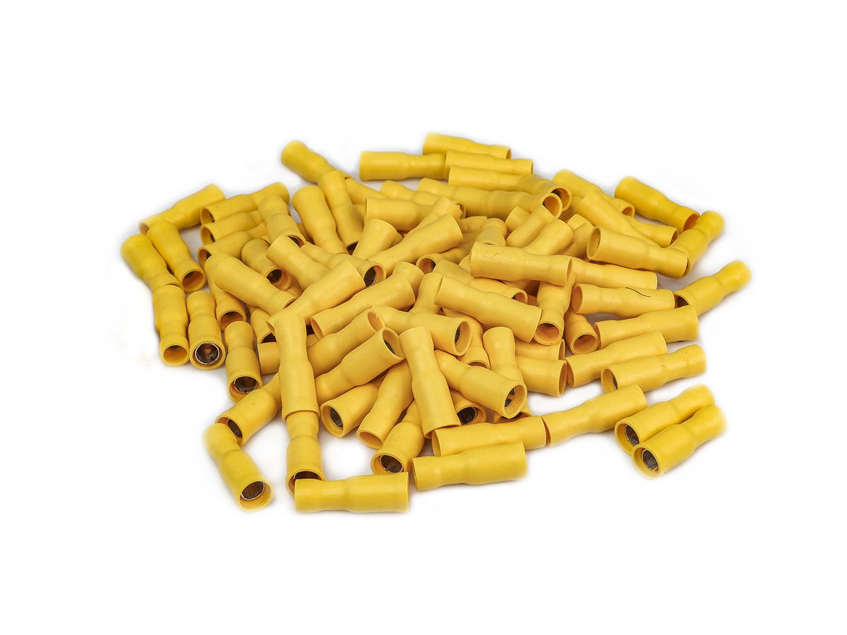 AurA | ATB-0601 | "Мама" центрального замка, желтая, диаметр кабеля: 4,0 - 6,0 mm, уп. 100шт. | превью 2