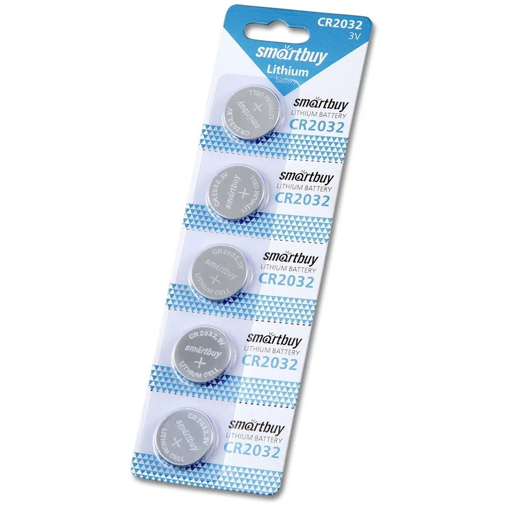 SMARTBUY | CR2032 | Батарейка SMARTBUY 5шт. ЦЕНА ЗА 5 ШТ. | 2