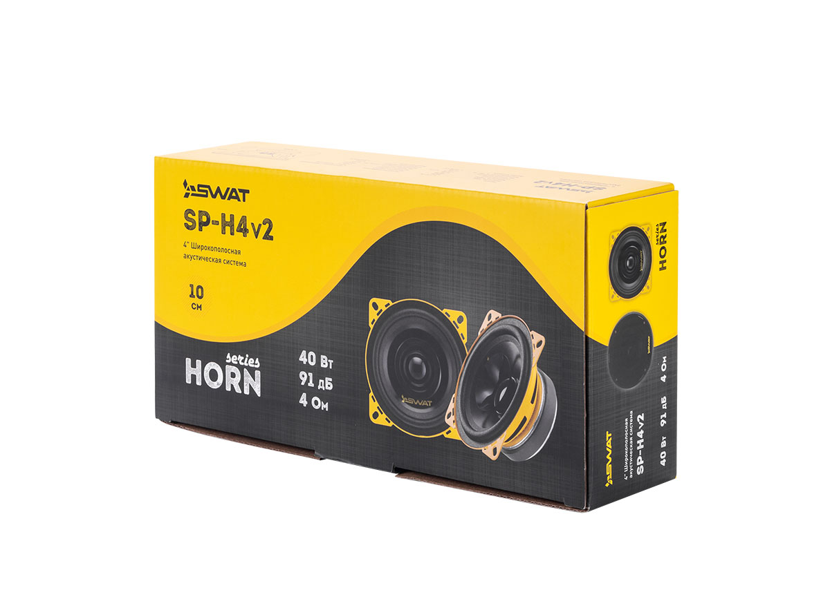 Swat | SP-H4v2 | широкополосная, 4", 40/180 Вт, сетки | 6
