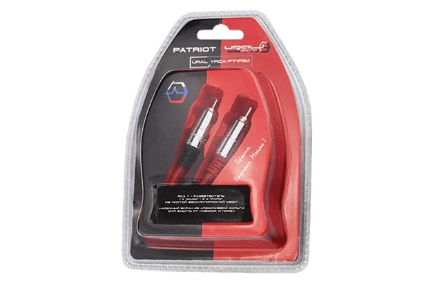 Ural | YRCA-PT1F2M | Patriot RCA Y-разветвитель 0.3 м,1 ШТ,  "мама"-2"папы", медь  | превью 3