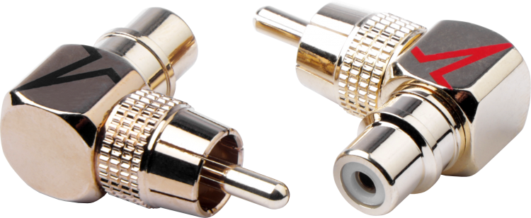 Ural | УРАЛ АП-УТ1П1М | Адаптер-переходник угловой RCA , 2 шт. | 1