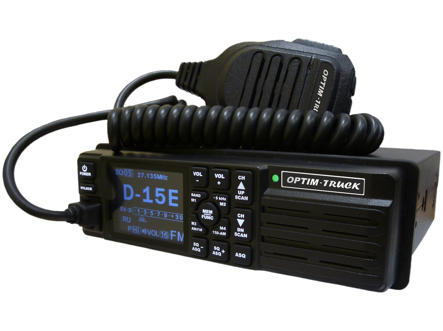 Optim | OPTIM-TRUCK | 4Вт, 1DIN, 12/24V, авто/ручн. шумодав, "антизатык" | 1